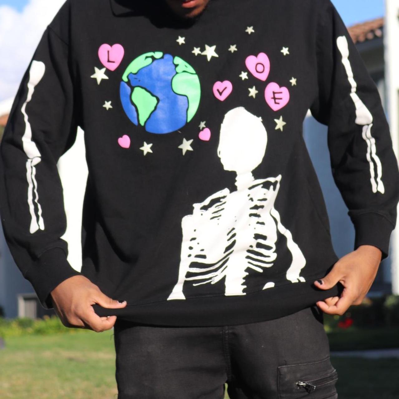 Y2K Skeleton Vintage Hoodie