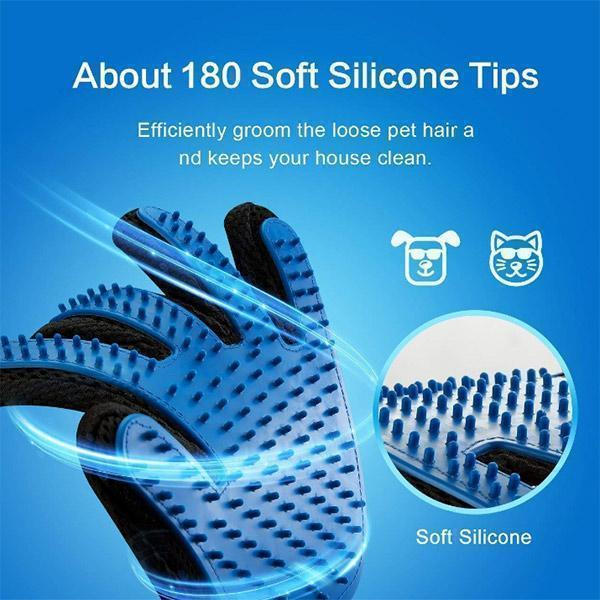 Pet Hair Removal Brush Gloves