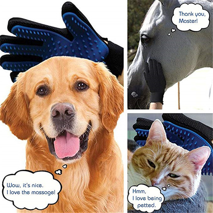 Pet Hair Removal Brush Gloves